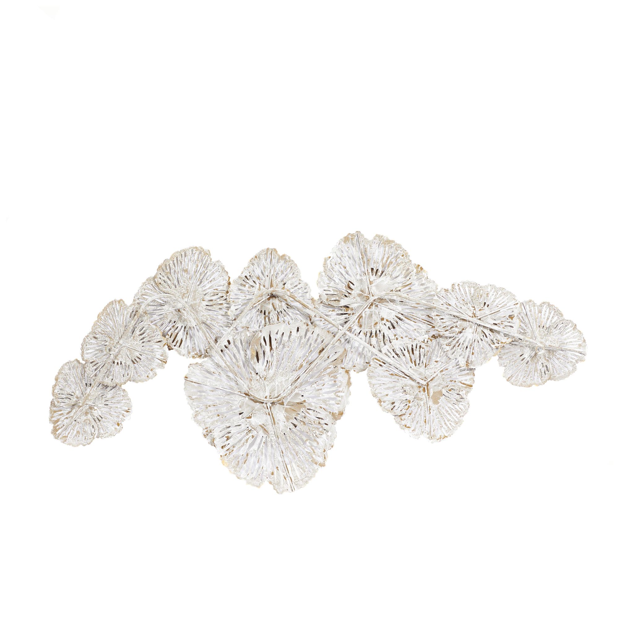 Image 4 Gray Metal Rustic Wall Decor, 45" x 4" x 20" more views