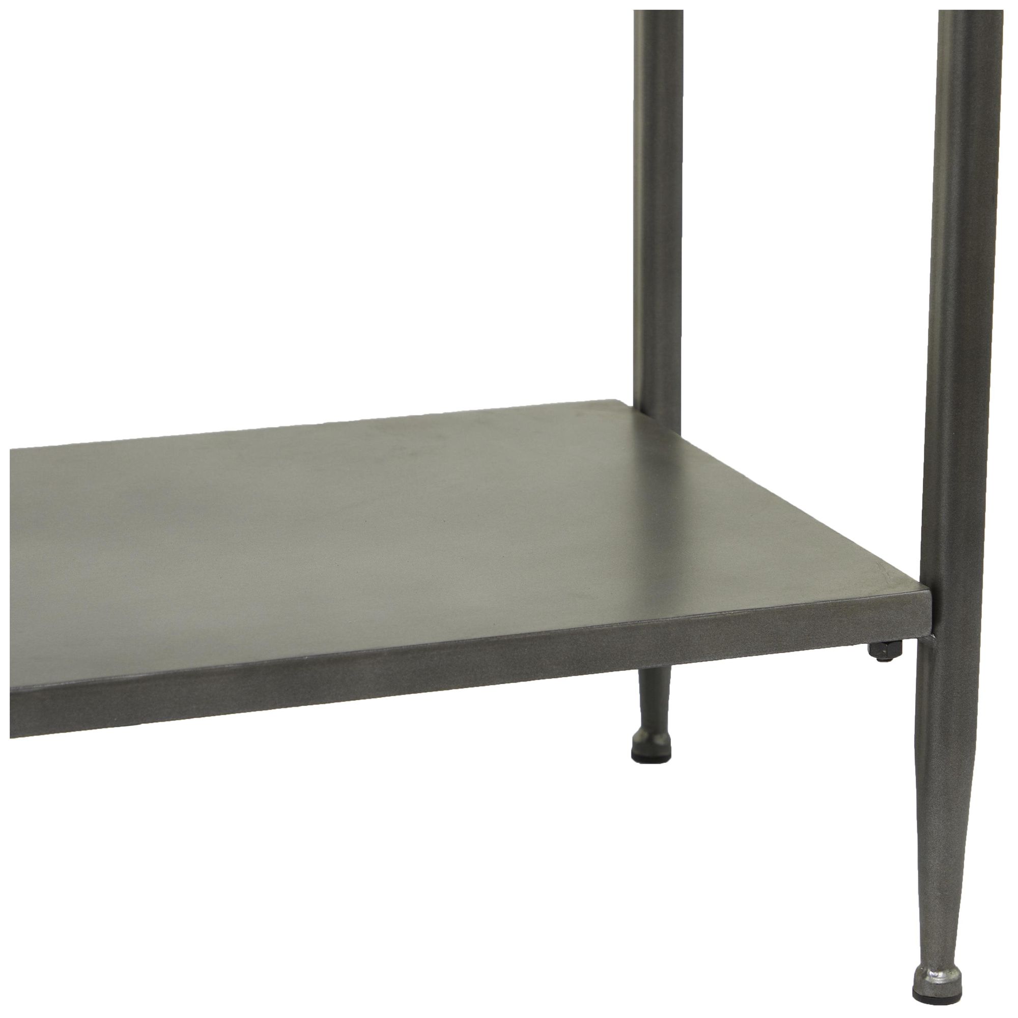 Image 3 Gray Metal Traditional Console Table, 49" x 14" x 32" more views