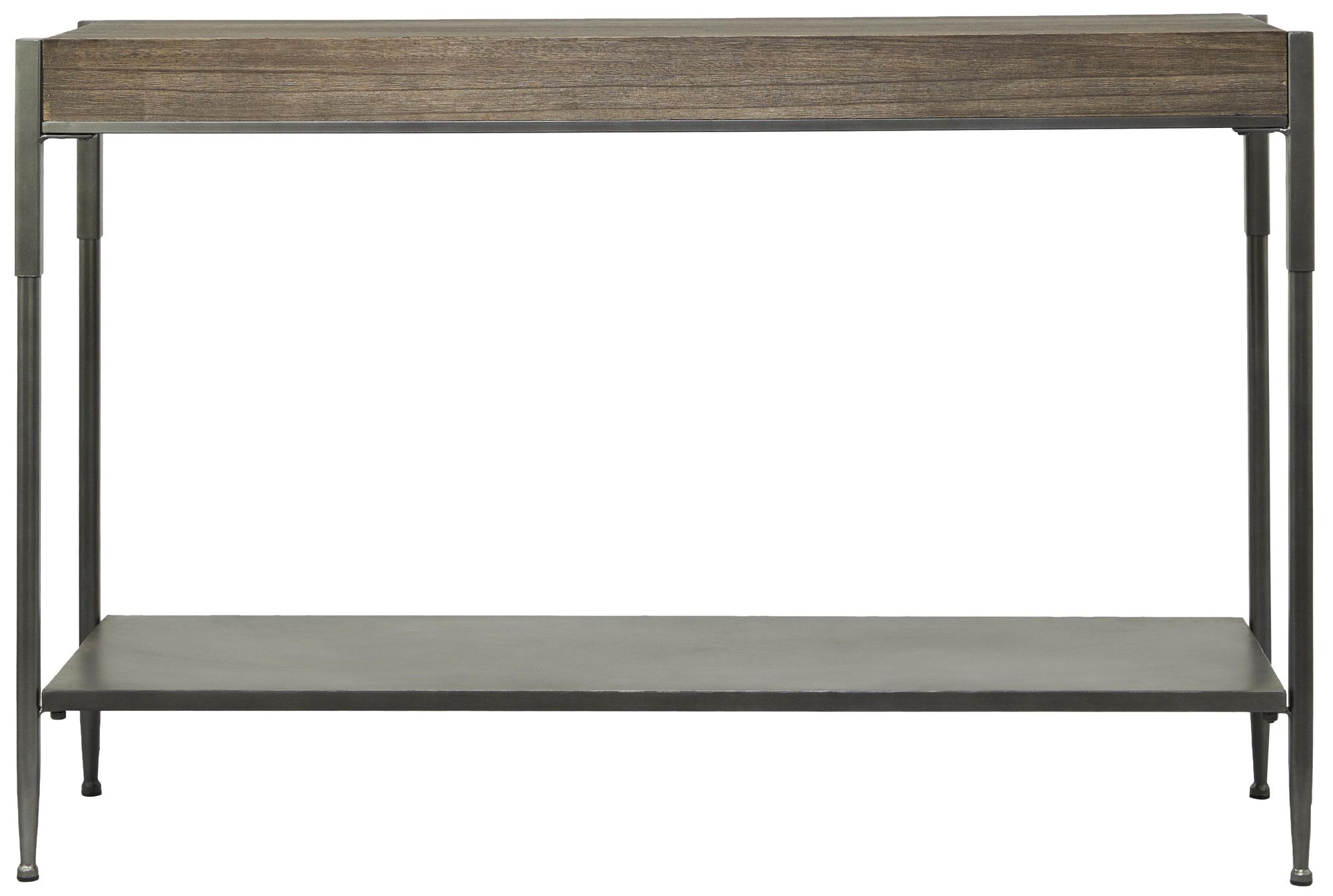 Image 5 Gray Metal Traditional Console Table, 49" x 14" x 32" more views