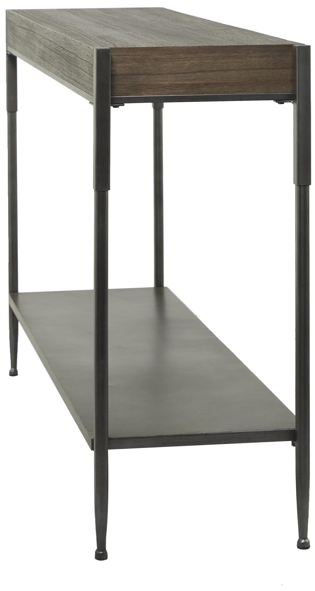 Image 6 Gray Metal Traditional Console Table, 49" x 14" x 32" more views