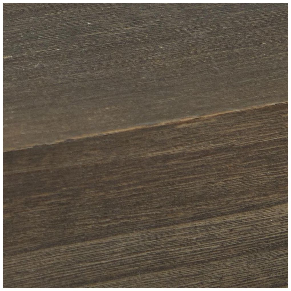 Gray Metal Traditional Console Table, 49" x 14" x 32"