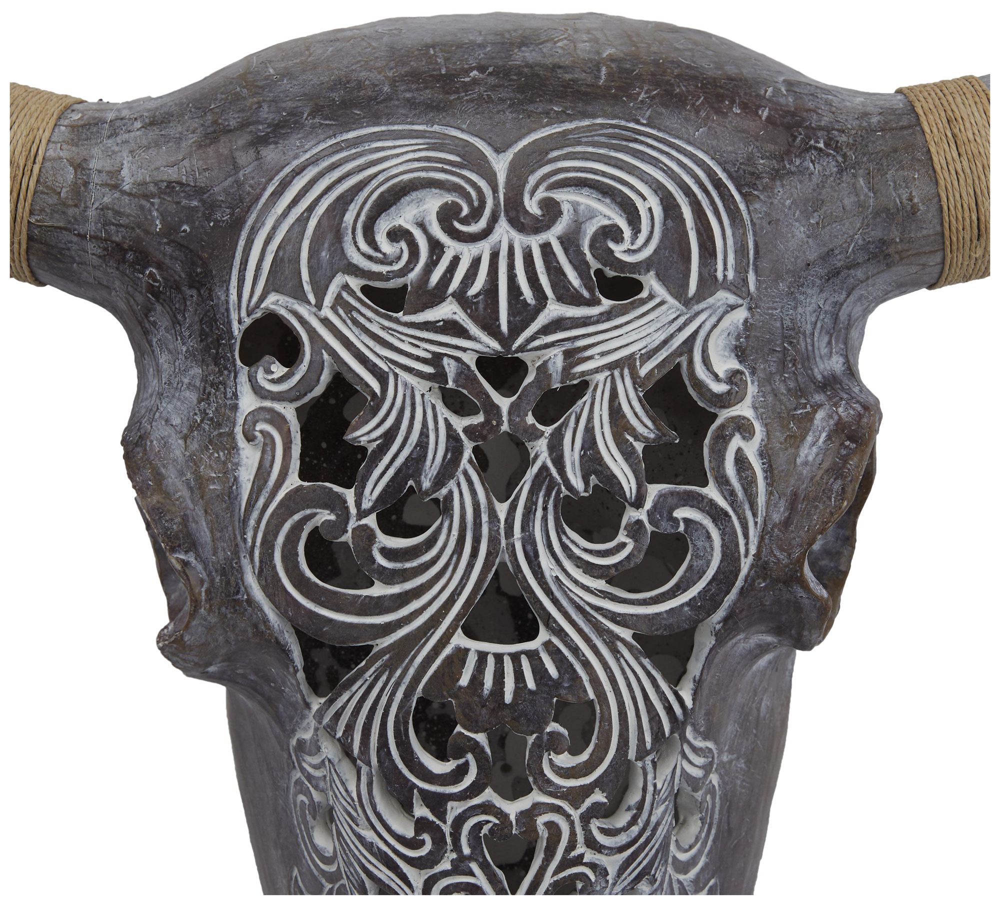 Image 3 Gray Polyresin Bohemian Wall Decor, 20" x 5" x 23" more views