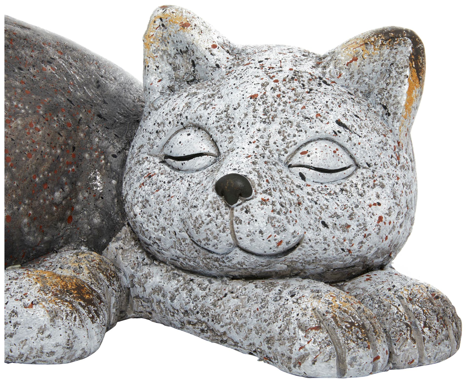 Image 2 Gray Polystone Country Garden Sculpture, 15" x 9" x 7" more views