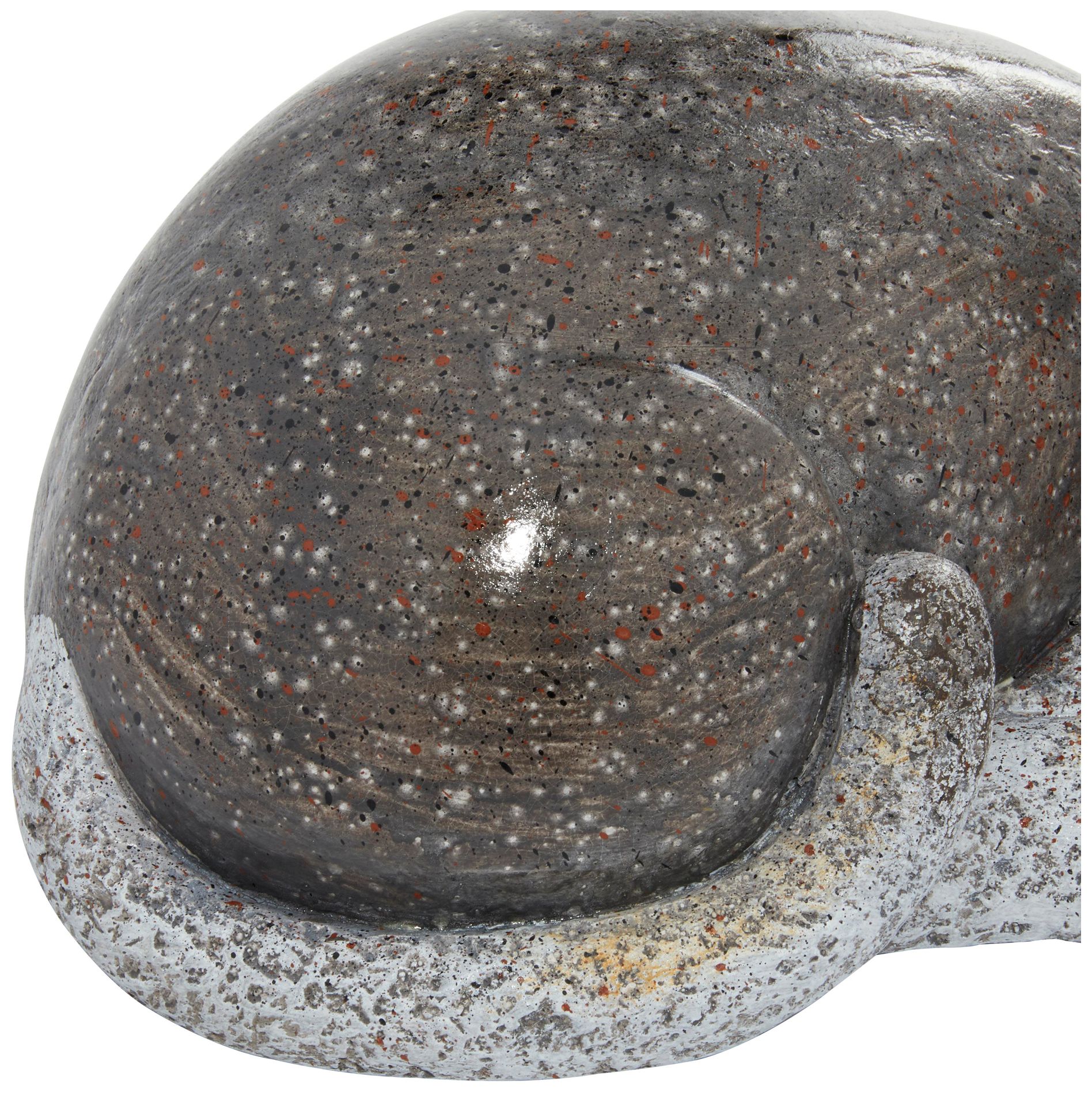 Image 3 Gray Polystone Country Garden Sculpture, 15" x 9" x 7" more views