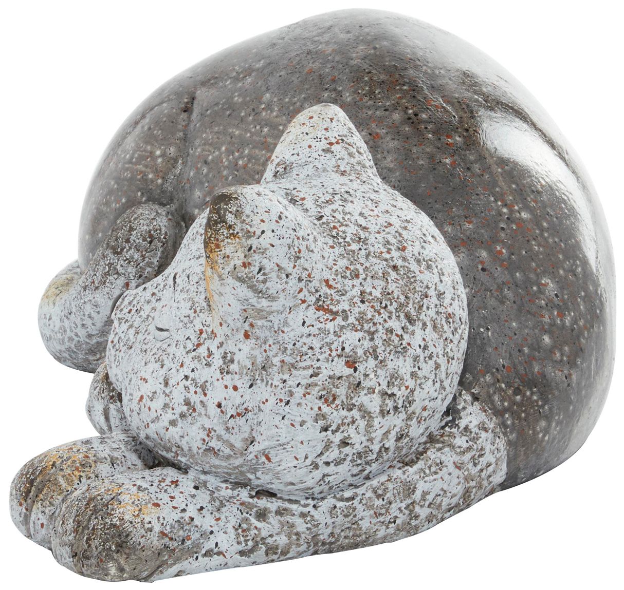 Image 6 Gray Polystone Country Garden Sculpture, 15" x 9" x 7" more views