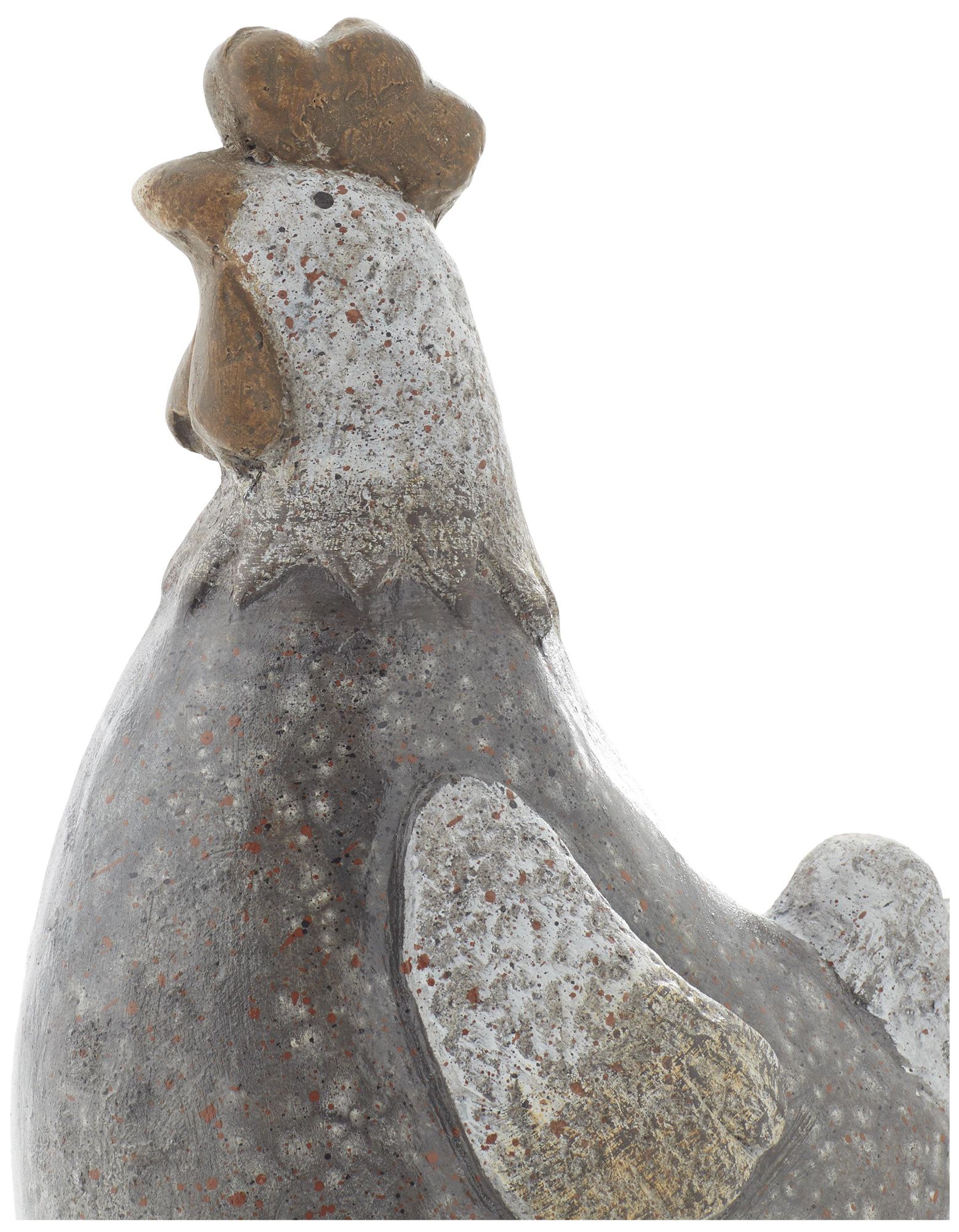 Image 4 Gray Polystone Country Garden Sculpture, 8" x 5" x 13" more views