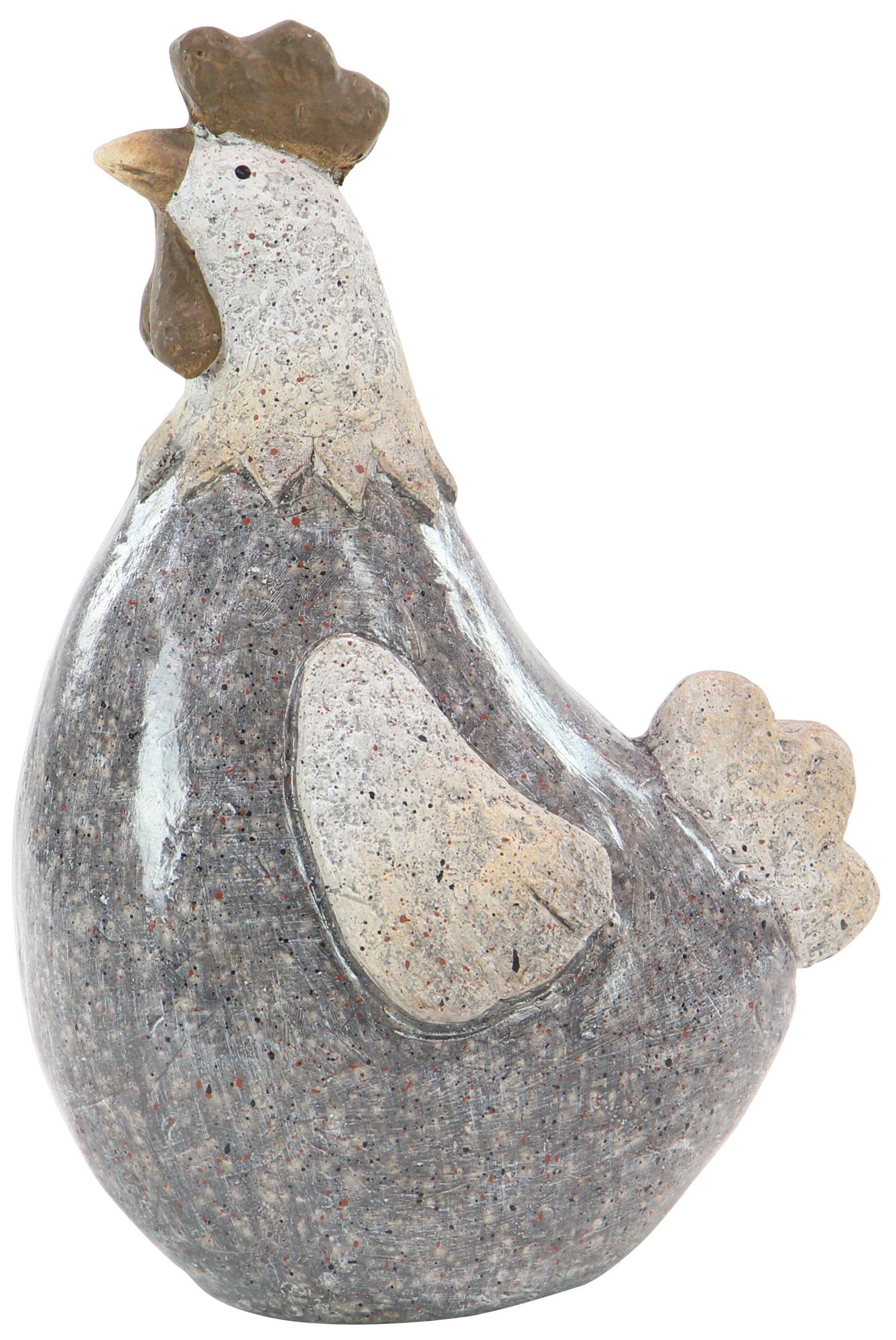 Image 6 Gray Polystone Country Garden Sculpture, 8" x 5" x 13" more views