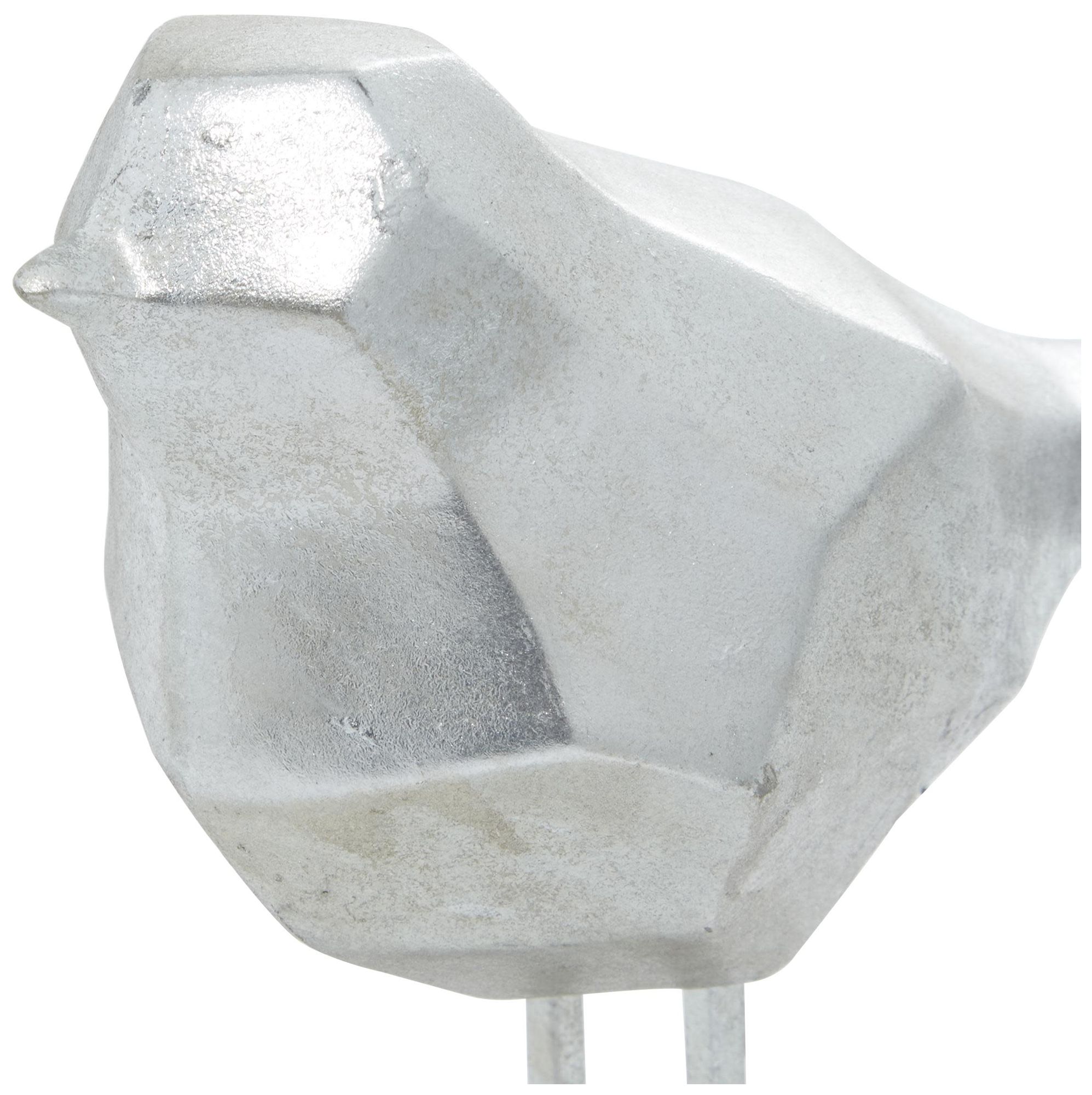 Image 4 Gray Polystone Glam Sculpture, S/2 7", 8"H more views