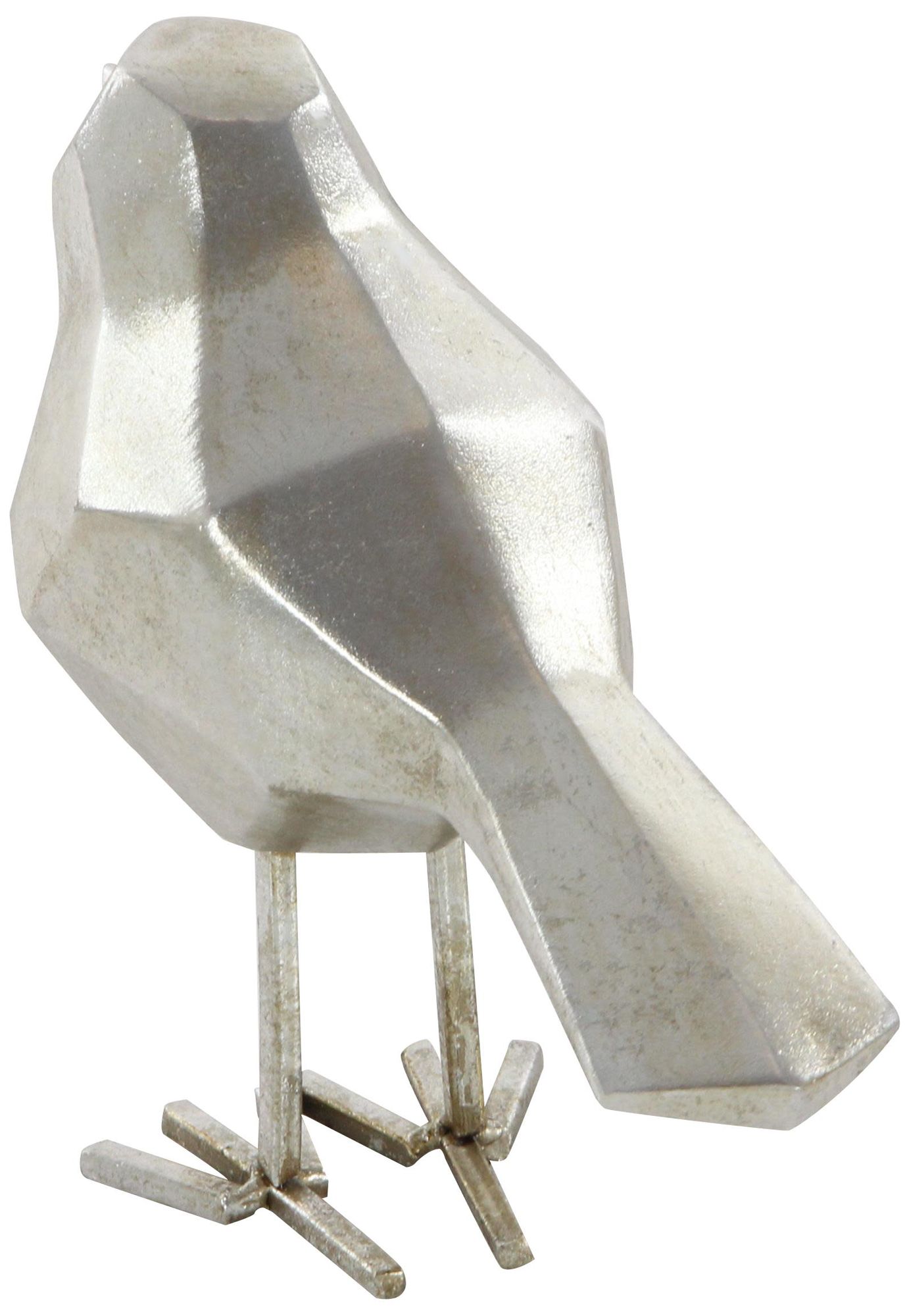 Image 5 Gray Polystone Glam Sculpture, S/2 7", 8"H more views