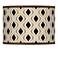 Gray Retro Lattice Giclee Shade 13.5x13.5x10 (Spider)