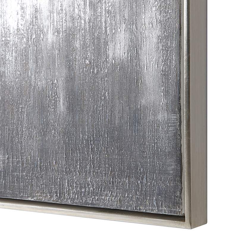 Image 6 Gray Showers 61" High 3-Piece Framed Canvas Wall Art Set more views