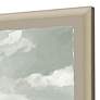 Gray Stone Sky I 30" Wide 2-Piece Framed Giclee Wall Art Set
