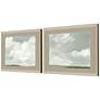 Thumbnail3 of Gray Stone Sky I 30" Wide 2-Piece Framed Giclee Wall Art Set more views