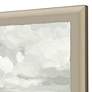 Gray Stone Sky II 30"W 2-Piece Framed Giclee Wall Art Set