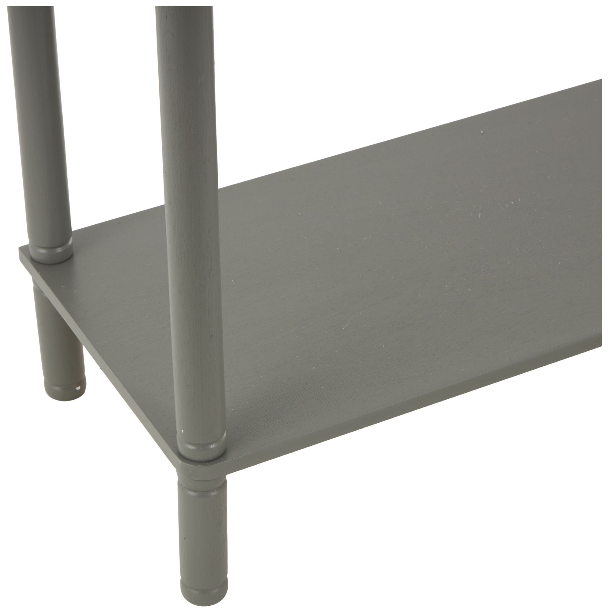 Image 4 Gray Wood Contemporary Console Table, 36" x 13" x 28" more views