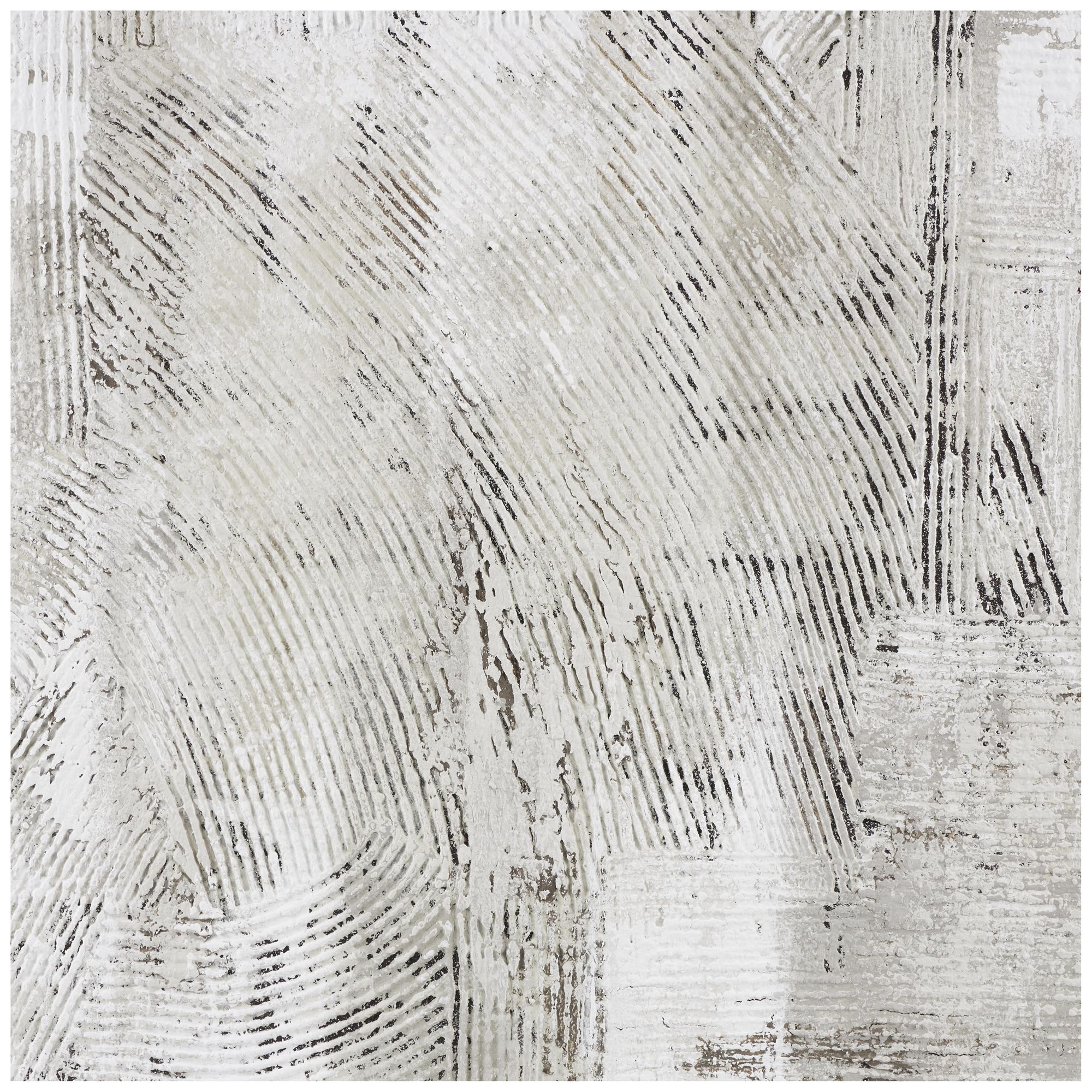 Image 4 Gray Wooden Contemporary Framed Wall Art, 33" x 2" x 49" more views