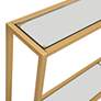 Thumbnail3 of Graydon Slim Gold Console Table more views