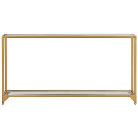 Image5 of Graydon Slim Gold Console Table more views