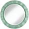Grayed Jade 32" Round Brezza Wall Mirror