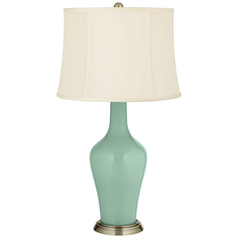 Image 2 Grayed Jade Anya Table Lamp with Dimmer