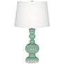 Grayed Jade Apothecary Table Lamp with Dimmer