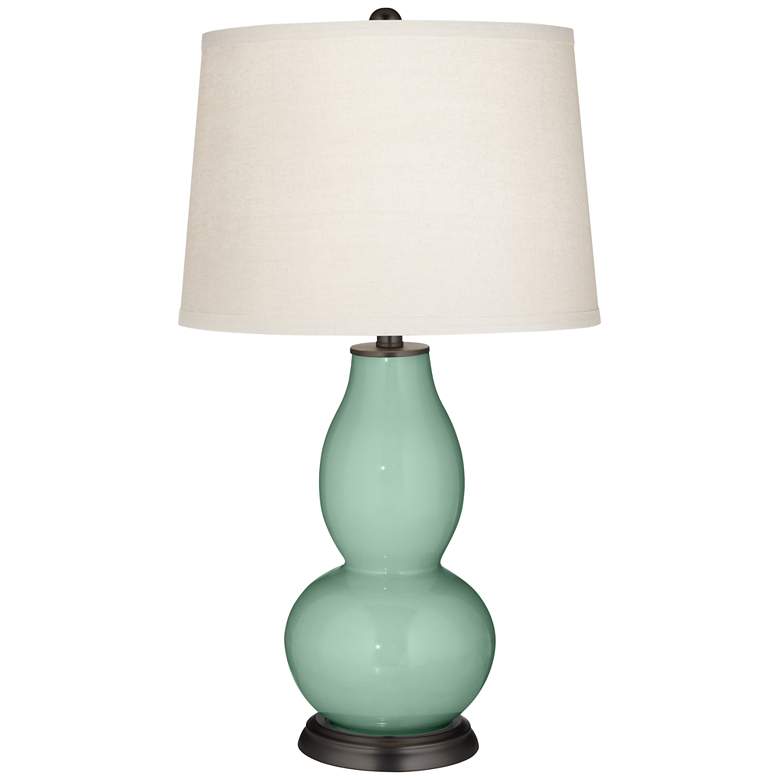 Image 2 Grayed Jade Double Gourd Table Lamp