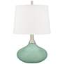Grayed Jade Felix Modern Table Lamp with Table Top Dimmer
