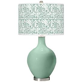 Image1 of Grayed Jade Gardenia Ovo Table Lamp