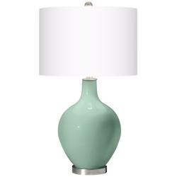 Grayed Jade Ovo Table Lamp