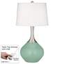 Grayed Jade Spencer Table Lamp with Dimmer
