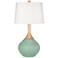 Grayed Jade Wexler Table Lamp with Dimmer