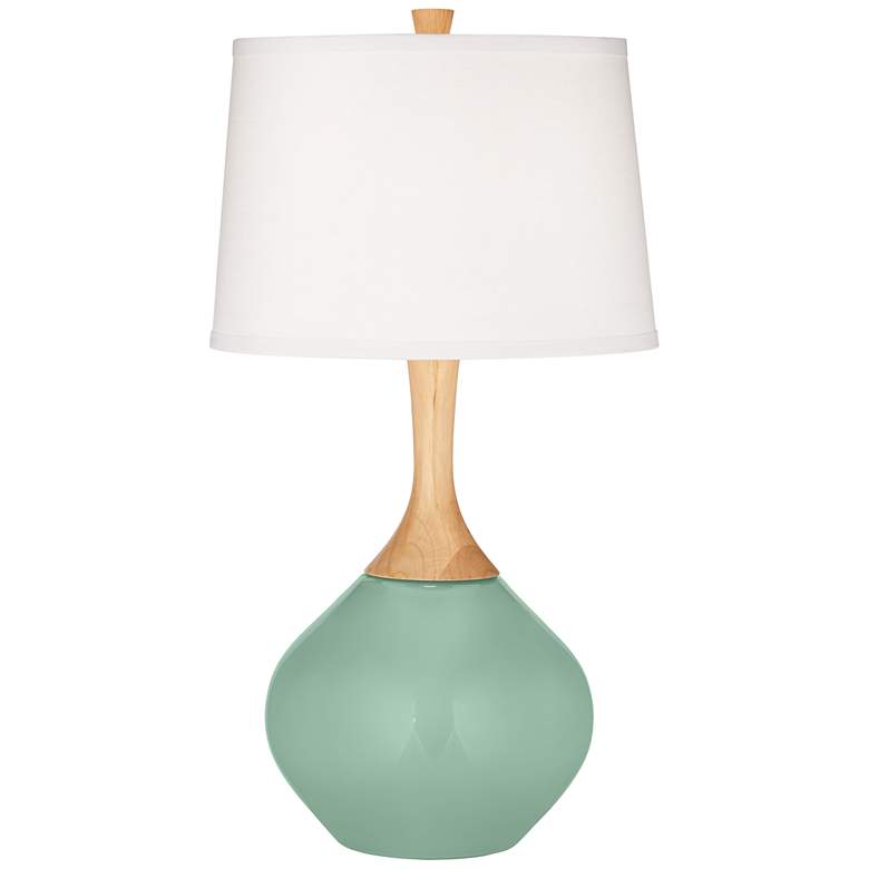 Image 2 Grayed Jade Wexler Table Lamp with Dimmer