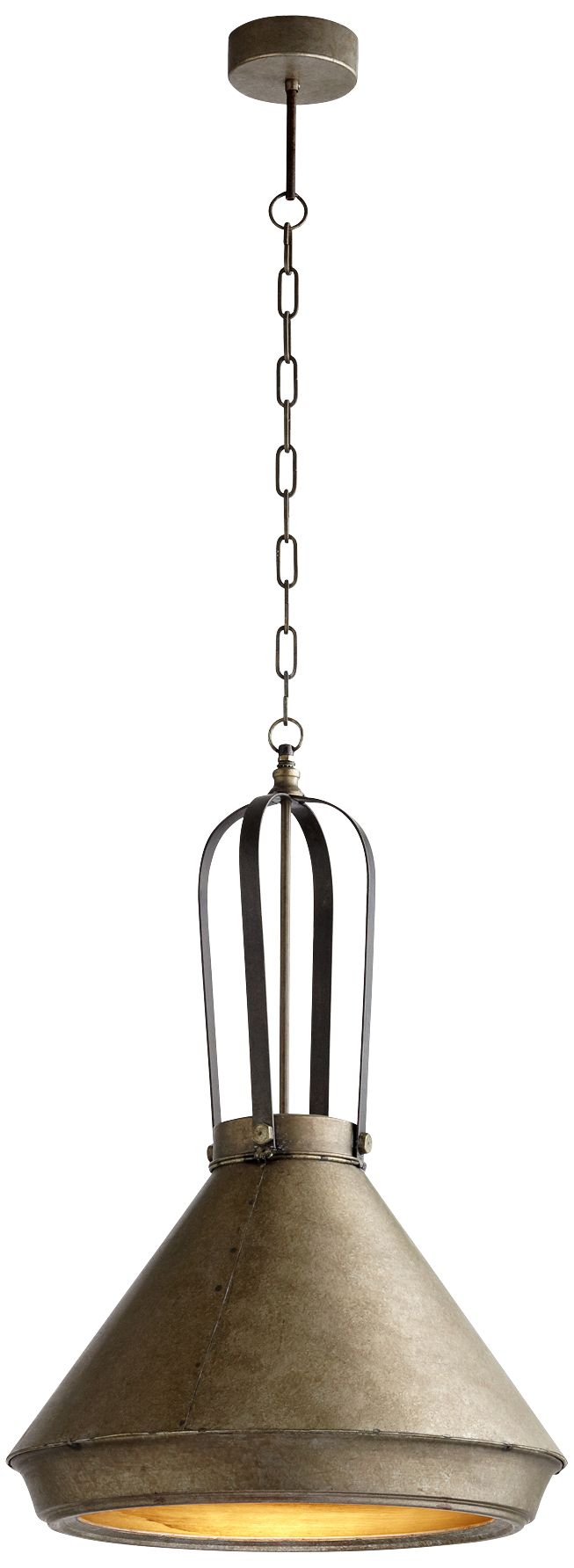 Image 3 Grayling 18" Wide Canyon Bronze Cone Pendant Light more views
