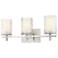 Grayson 23" Wide Brushed Nickel 3-Light Vanity Bath Light