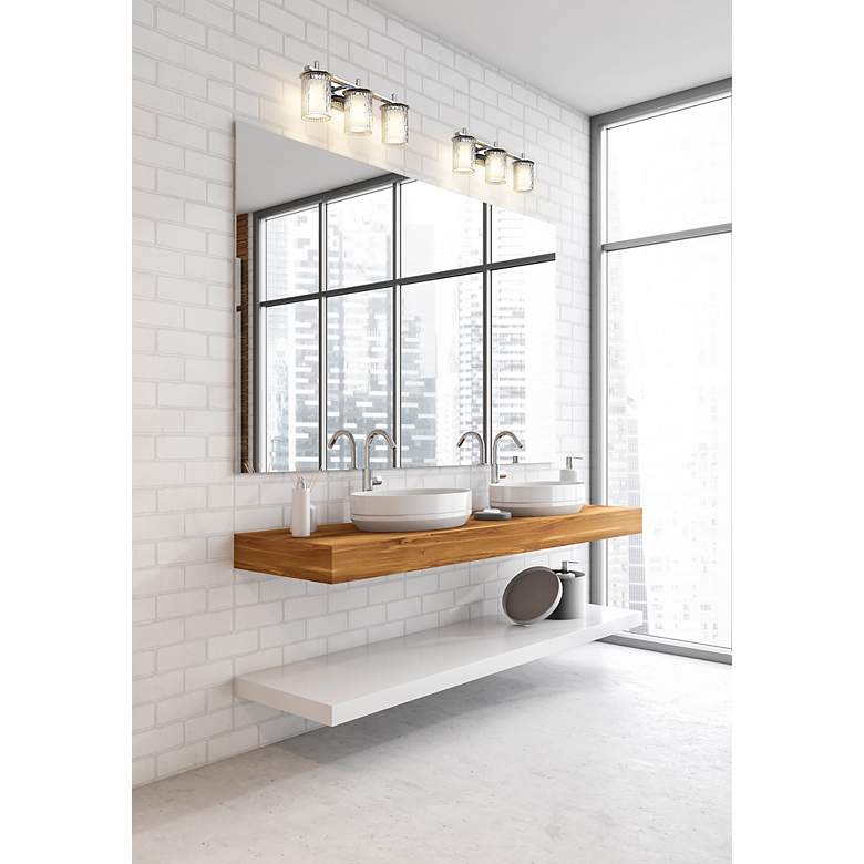 Image 3 Grayson 23" Wide Chrome 3-Light Bath Light more views