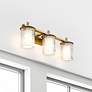 1_Grayson 23" Wide Modern Gold 3-Light Bath Light
