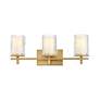 6_Grayson 23" Wide Modern Gold 3-Light Bath Light more views