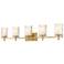 Grayson 40" Wide Modern Gold 5-Light Vanity Bath Light