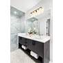 Thumbnail2 of Grayson 40" Wide Modern Gold 5-Light Vanity Bath Light more views
