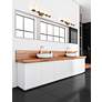 Thumbnail3 of Grayson 40" Wide Modern Gold 5-Light Vanity Bath Light more views
