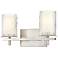 Grayson by Z-Lite Brushed Nickel 2 Light Vanity