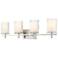 Grayson by Z-Lite Brushed Nickel 4 Light Vanity