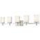 Grayson by Z-Lite Brushed Nickel 5 Light Vanity