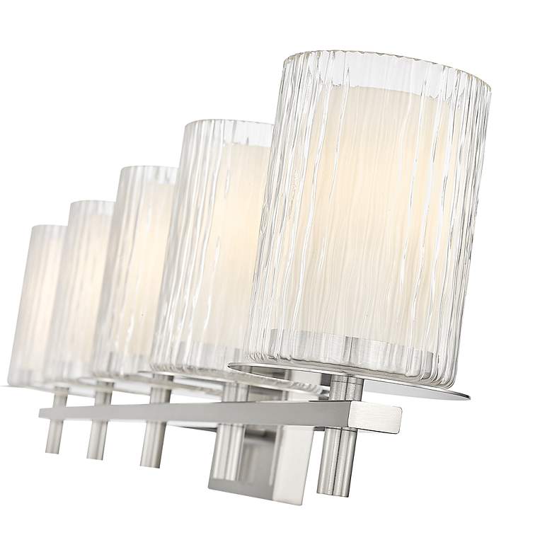 Image 7 Grayson by Z-Lite Brushed Nickel 5 Light Vanity more views