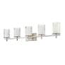 Grayson by Z-Lite Brushed Nickel 5 Light Vanity