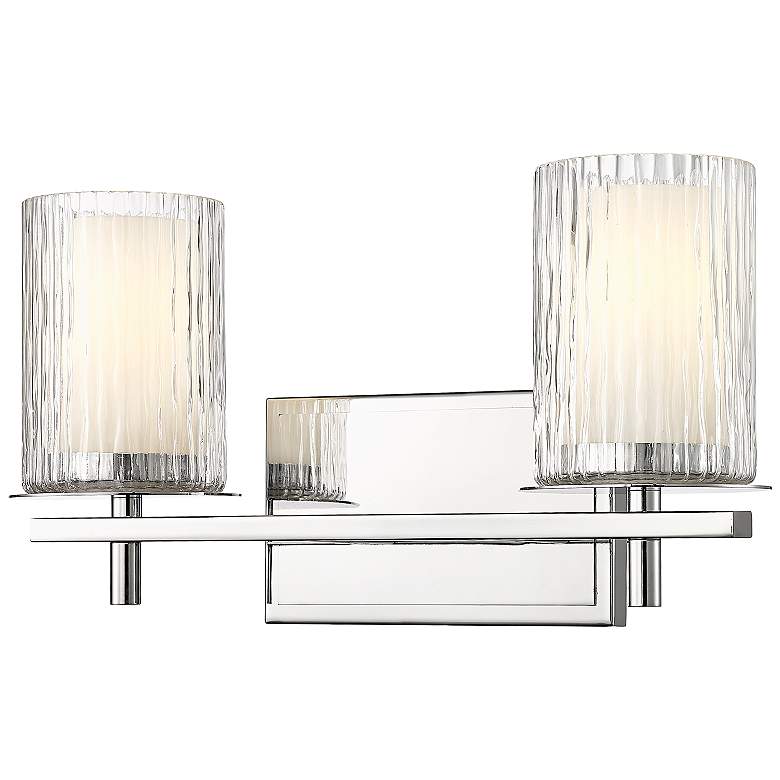 Image 1 Grayson by Z-Lite Chrome 2 Light Vanity