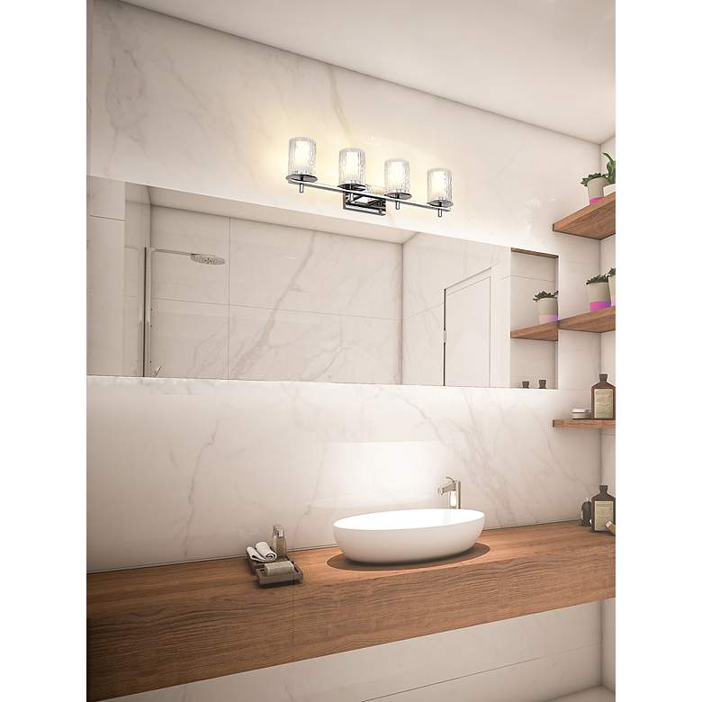Image 4 Grayson by Z-Lite Chrome 4 Light Vanity more views