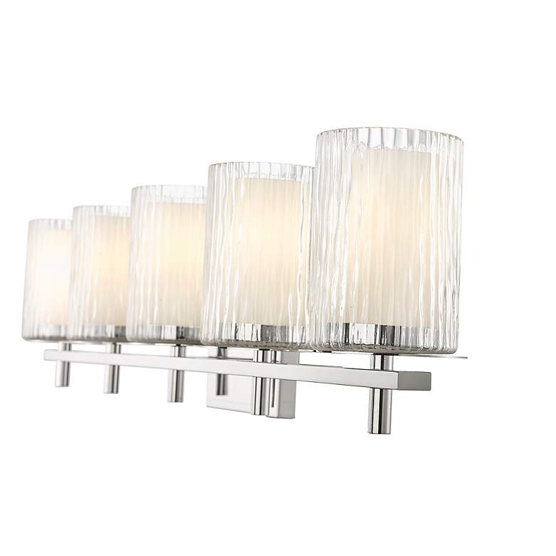Image 7 Grayson by Z-Lite Chrome 5 Light Vanity more views
