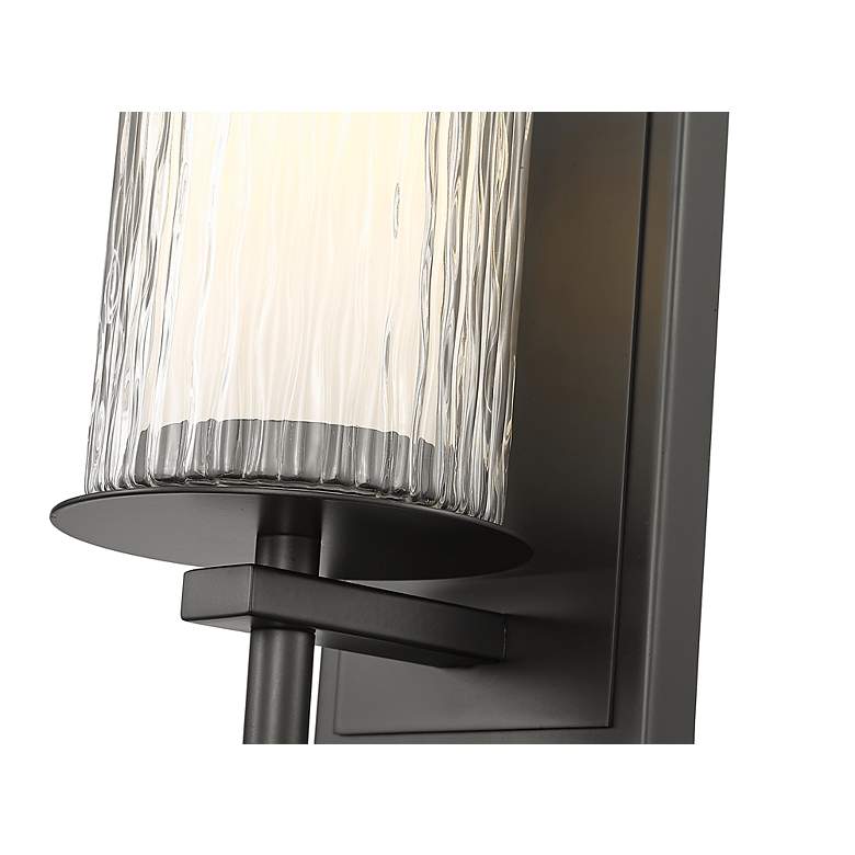 Image 6 Grayson by Z-Lite Matte Black 1 Light Wall Sconce more views