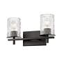 5_Grayson by Z-Lite Matte Black 2 Light Vanity more views